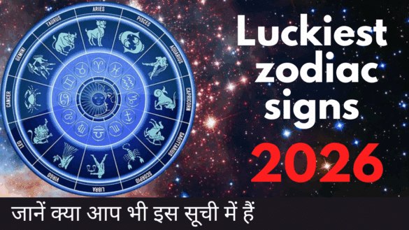Luckiest zodiac signs 2026 ? जानें क्या आप भी इस सूची में हैं?