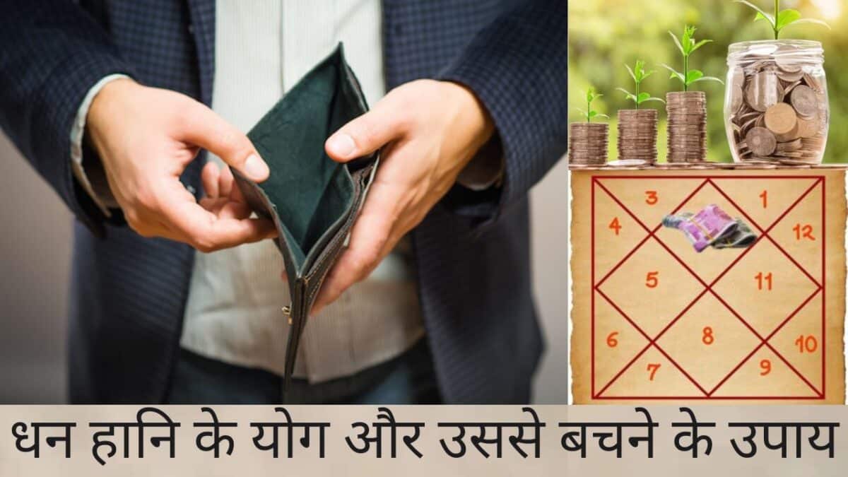 धन हानि के योग और उससे बचने के उपाय