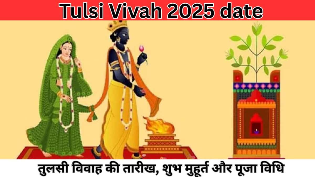Tulsi Vivah 2025 date : तुलसी विवाह की तारीख, शुभ मुहूर्त और पूजा विधि