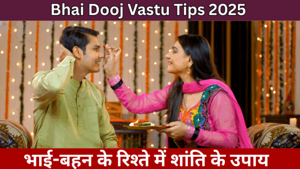 Bhai Dooj Vastu Tips 2025 : भाई-बहन के रिश्ते में शांति के उपाय