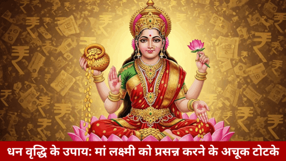 धन वृद्धि के उपाय: मां लक्ष्मी को प्रसन्न करने के अचूक टोटके