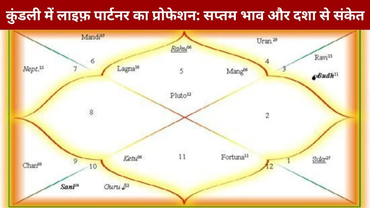 कुंडली में लाइफ़ पार्टनर का प्रोफेशन: सप्तम भाव और दशा से संकेत