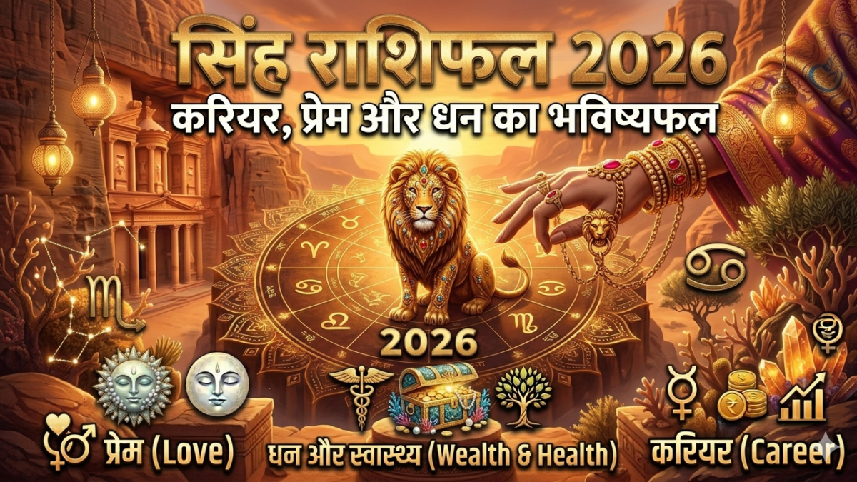 Leo 2026 Horoscope  करियर, प्रेम और धन का भविष्यफल
