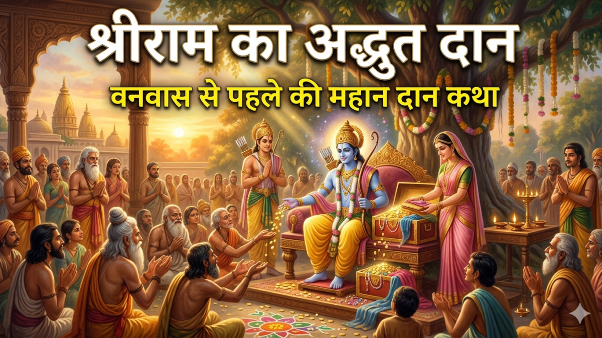 श्रीराम का अद्भुत दान: वनवास से पहले की महान दान कथा