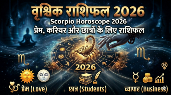Scorpio Horoscope 2026 | प्रेम, करियर और छात्रों के लिए राशिफल