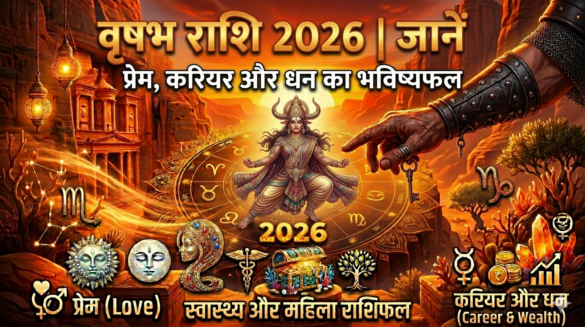 Vrishabh Rashi 2026 | जानें प्रेम, करियर और धन का भविष्यफल