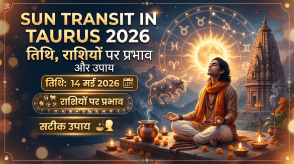 Sun Transit in Taurus 2026: तिथि, राशियों पर प्रभाव और उपाय