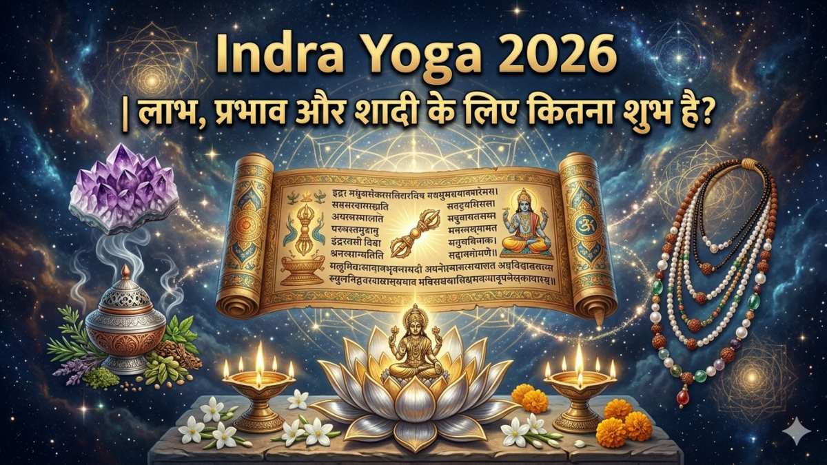Indra Yoga 2026 | लाभ, प्रभाव और शादी के लिए कितना शुभ है?