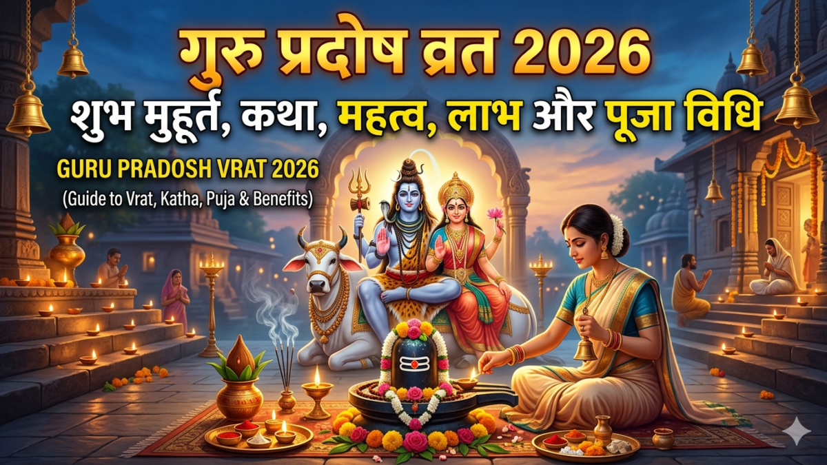 Guru Pradosh Vrat 2026 | कथा, महत्व, लाभ और पूजा विधि