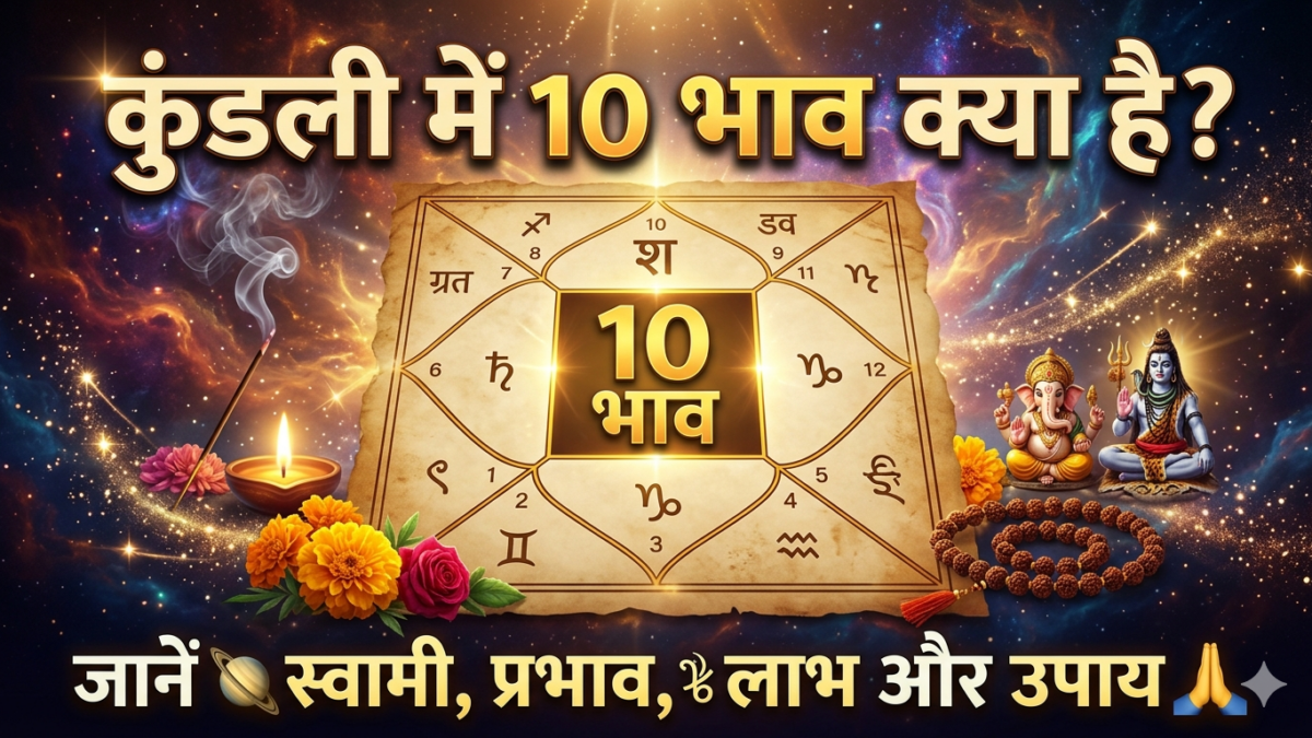 कुंडली में 10 भाव क्या है? जानें स्वामी, प्रभाव, लाभ और उपाय