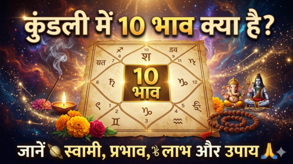 कुंडली में 10 भाव क्या है? जानें स्वामी, प्रभाव, लाभ और उपाय