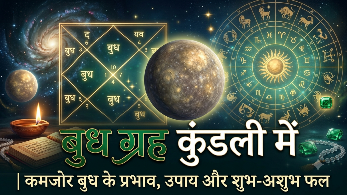 Budh Grah in Kundali | कमजोर बुध के प्रभाव, उपाय और शुभ-अशुभ फल