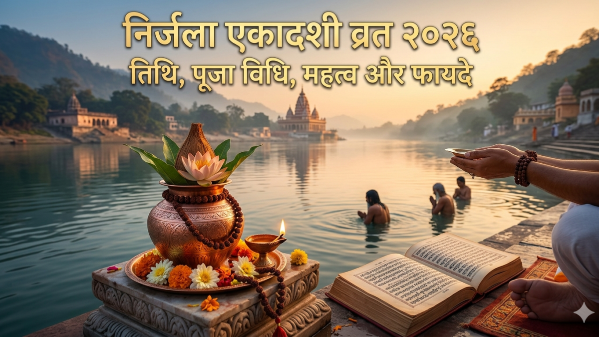 Nirjala Ekadashi vrat 2026 तिथि, पूजा विधि, महत्व और फायदे