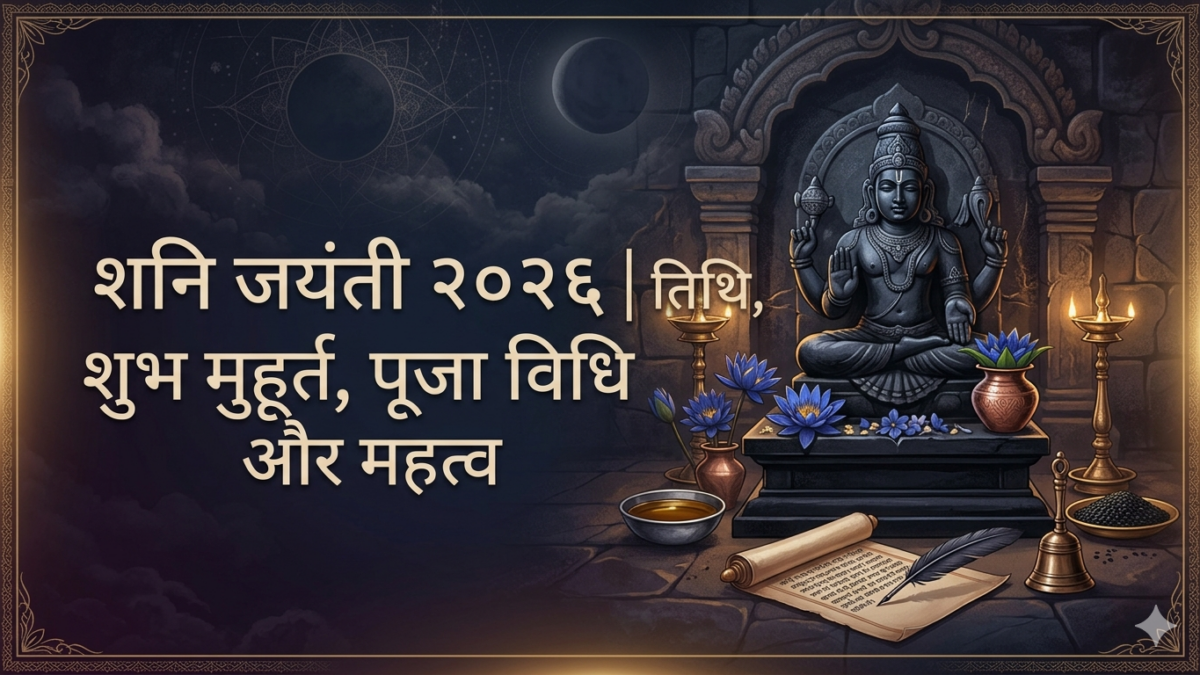 Shani Jayanti 2026 | तिथि, शुभ मुहूर्त, पूजा विधि और महत्व