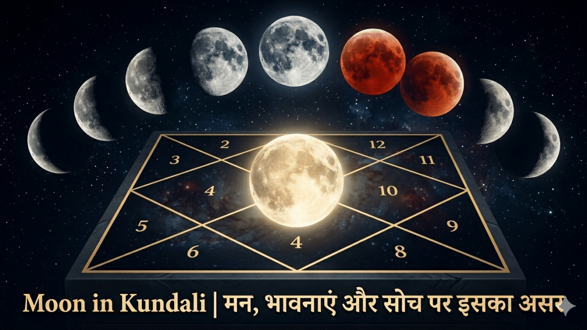 Moon in Kundali |मन, भावनाएं और सोच पर इसका असर