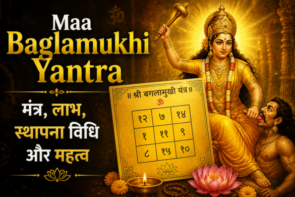 Maa Baglamukhi Yantra | मंत्र, लाभ, स्थापना विधि और महत्व